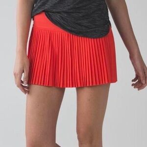Lululemon Athletica Vibrant red-Orange Skort